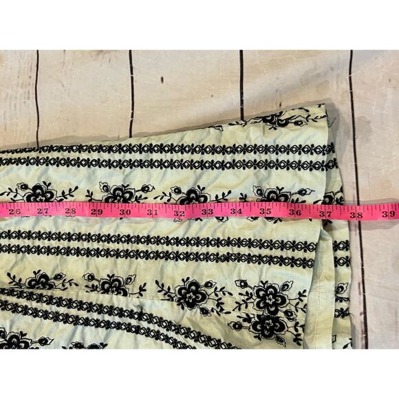Carole Little Boho black & white dress Embroidery Size 8 - Picture 7 of 10